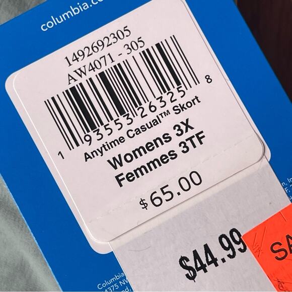 NWT Columbia Women’s Anytime Casual Skort - Picture 7 of 8